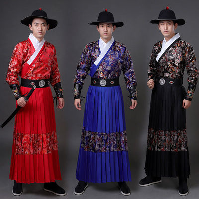 ancient costume Hanfu Embroidered spring Flying fish Guard clothes The Four Mangpao And drag show clothing