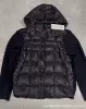 Down jacket, sunglasses
