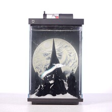 小米桌面鱼缸配套造景3d打印哪吒2敖丙哪吒敖光成套背景哪吒主题