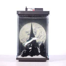 小米桌面鱼缸配套造景3d打印哪吒2敖丙哪吒敖光成套背景哪吒主题