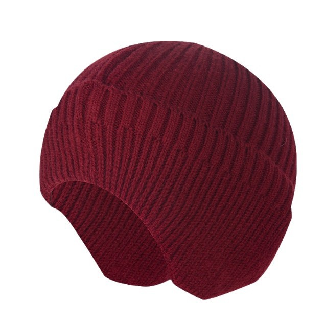 Sombrero hombre invierno al aire libre sombrero de punto cálido con vello grueso sombrero de bicicleta sombrero de mujer sombrero de lana al aire libre