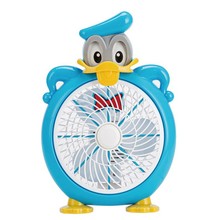 荣鑫189DT唐老鸭转页扇迷你电风扇 台式风扇卡通儿童风扇 学生扇