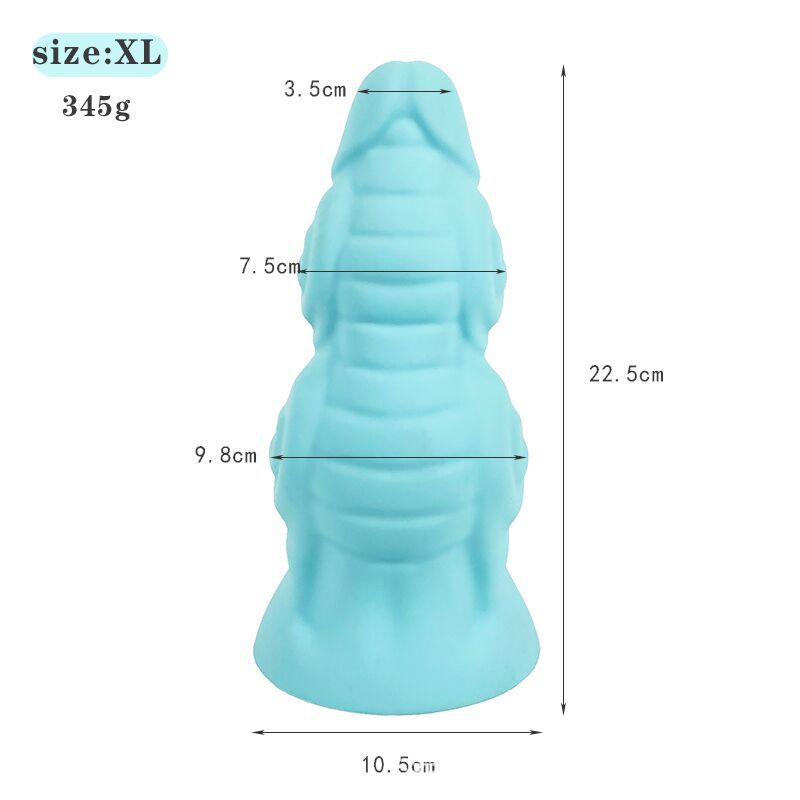 Super gran huevo de silicona líquida conjunto suave anal expansor de forma especial plug anal pene grande SM camarada productos adultos del sexo