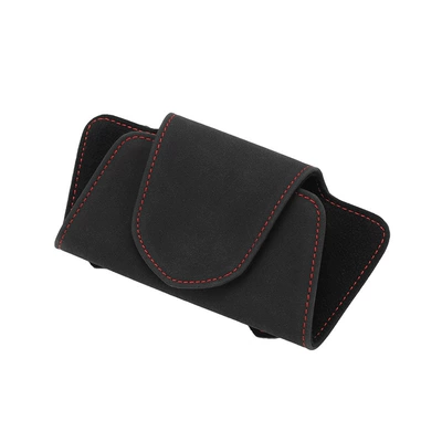 Car Glasses Clip/Bill Clip – glasses box suede sun visor