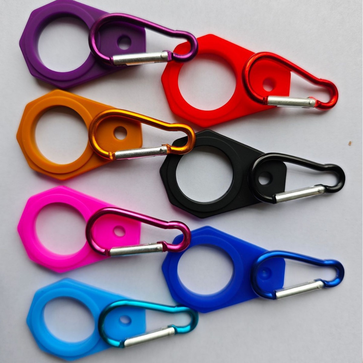 Silicone Outdoor Hiking Backpack Water Bottle Buckle Water Bottle Beverage Mineral Water Bottle Buckle Water Bottle Hanging Handle Portable Storage