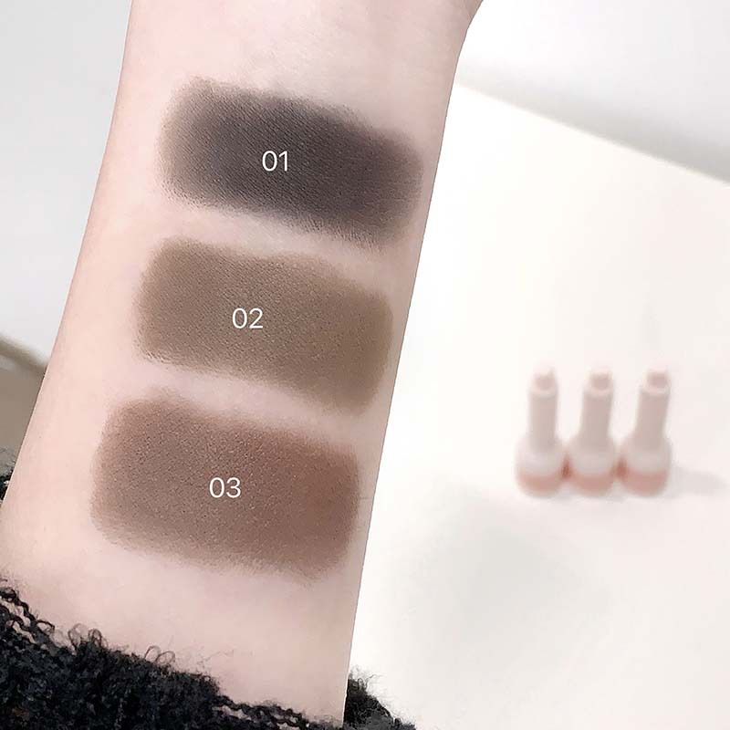 Cappuvini polvo de melocotón de peluche lápiz de cejas de agua no es fácil de desvanecerse impermeable maquillaje natural cejas salvajes maquillaje al por mayor image 5