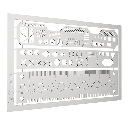 Ke Zuo Gundam model making tool DIY manual modification positioning parting mold detail carving auxiliary ruler marking plate