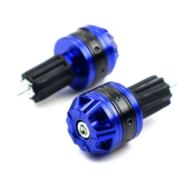 Other Electric Vehicle Accessories accessories, aluminum alloy scooter electric - a-pair-of-cnc-aluminum-alloy-handlebar-end-caps-blue