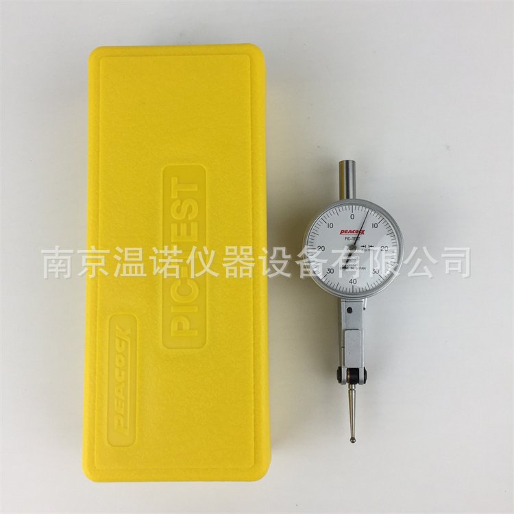 日本PEACOCK孔雀量表PC-1B杠杆千分表百分表0-0.8mm