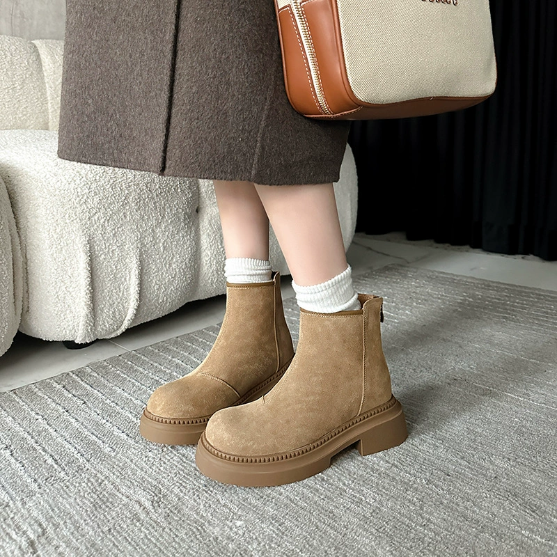 Мартенс, демисезонные полуботинки на низком каблуке, для подростков