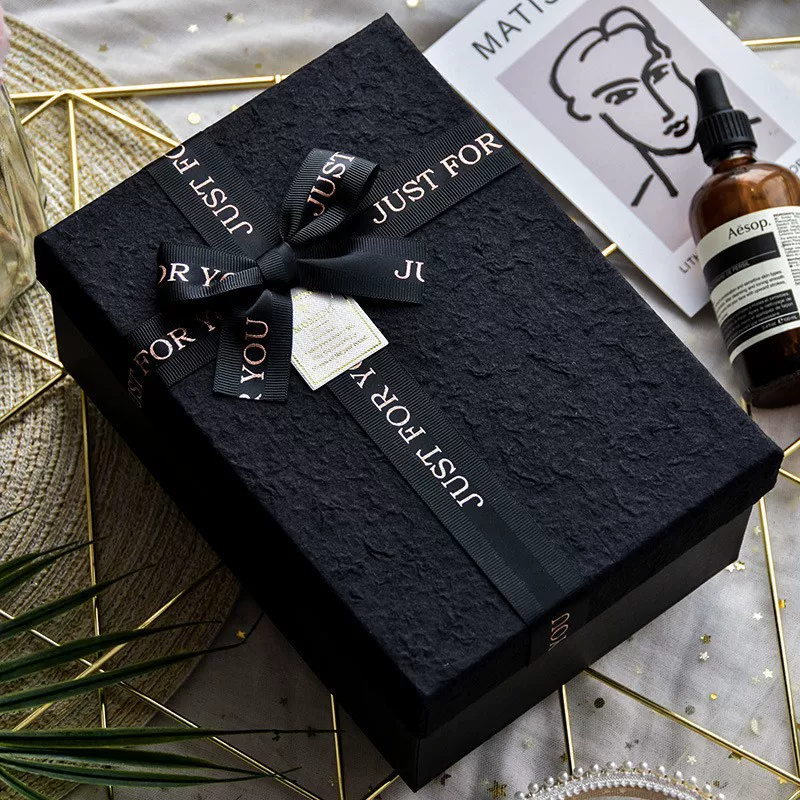 Gift box, bag, black lipstick, Birthday gift