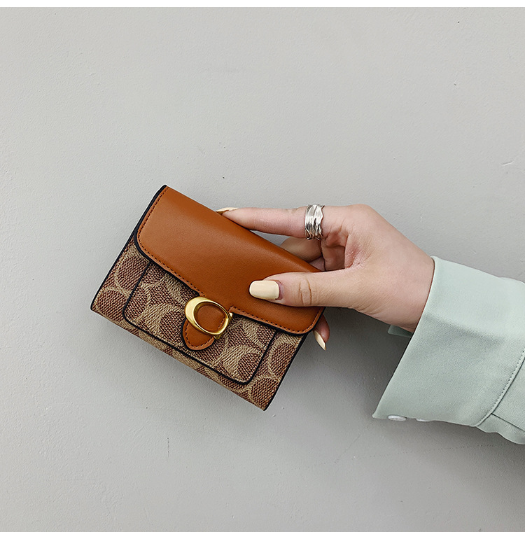 wholesale Koreanische Brieftasche Kurzdruck Geldscheinklammer Brieftasche kleine Kartentasche Grohandelpicture1