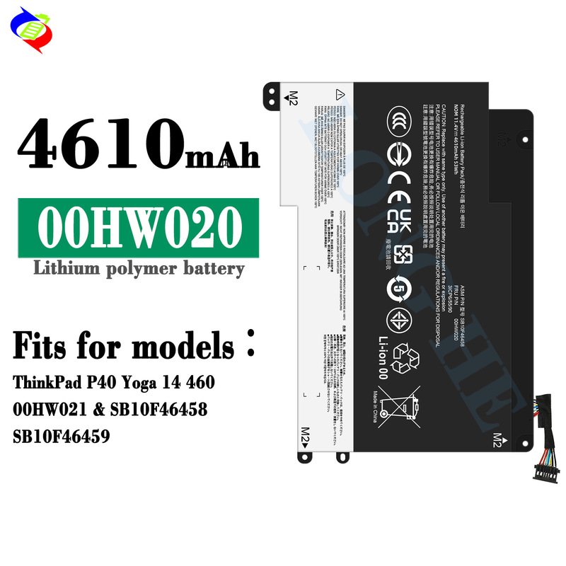 for Lenovo ThinkPad P40 Yoga 14 460/00HW021 laptop battery 00HW020 for Lenovo ThinkPad P40 Yoga 14 460/00HW021 laptop battery 00HW020