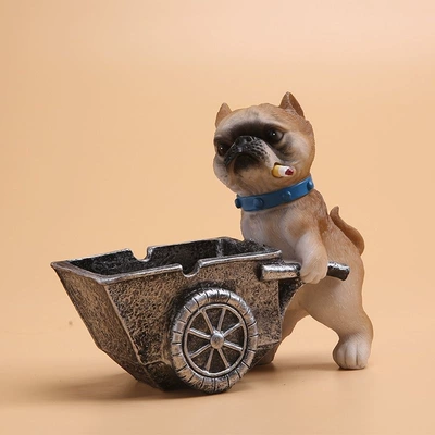Funny and Cute, Fashionable – Car ashtray - new-model-dog-stroller-brown