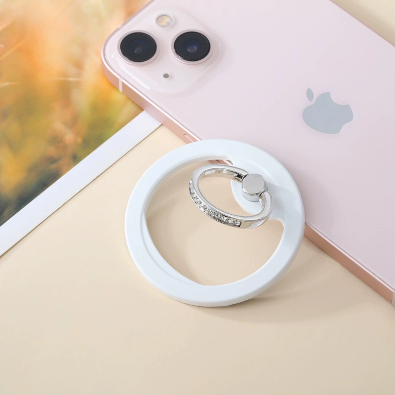 Новый мобильный телефон держатель магнитного притяжения держатель магнитного притяжения мобильного телефона кольцо зарядка универсальный металлический алмаз кольцо застежка настольный кронштейн