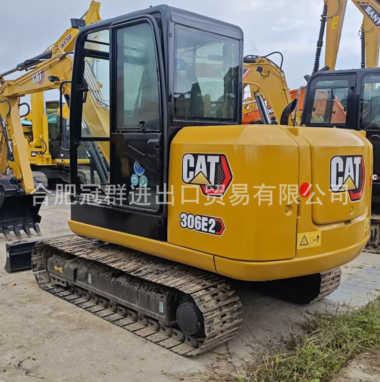 CAT 306 307 usado 6 toneladas pequeña excavadora hidráulica de orugas precio image 5