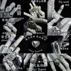 JOJO Bizarre Adventure Withered Killer Queen комбинированное кольцо из периферийной анимации персонализированное креативное открытое кольцо