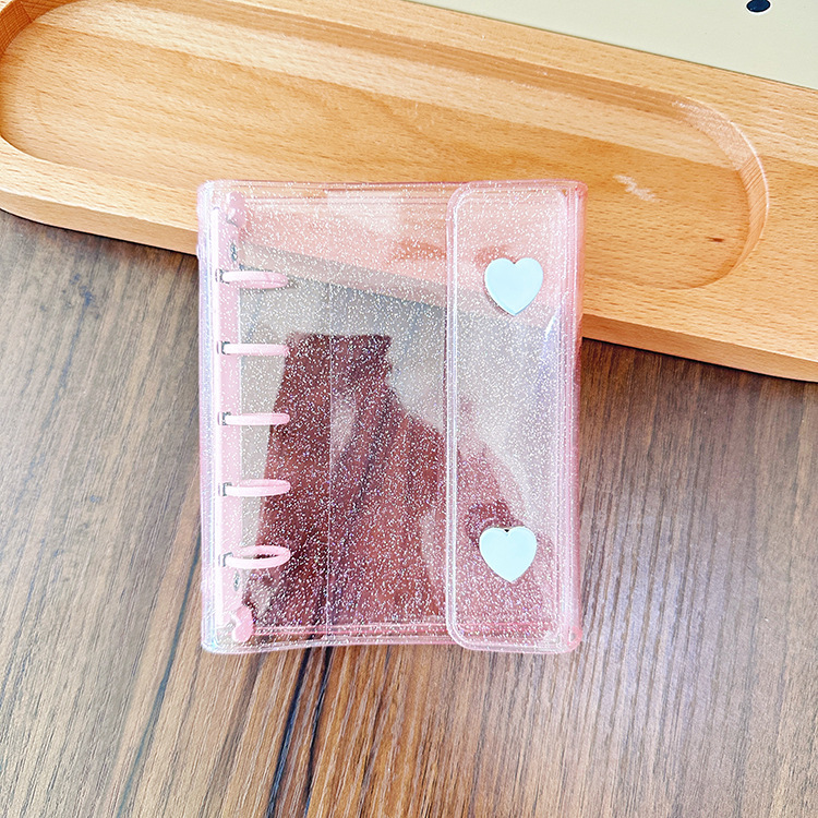 M5 러브 더블 버클-핑크 크리스탈