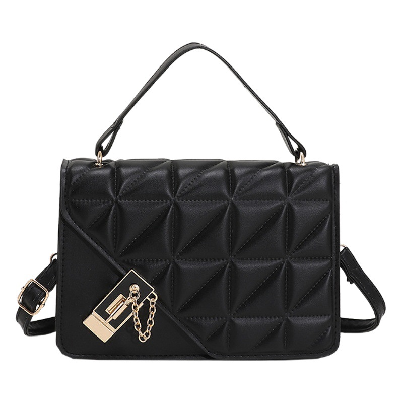 Bolso de mujer 2022 bolso popular de moda del todo fósforo color sólido indentación rombo ins hombro bolsa de mensajero al por mayor