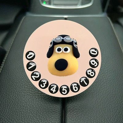 Nömrəli dayanma kartı: Parking Sign Creative Cute High-Quality - cute-cartoon-035-parking-sign