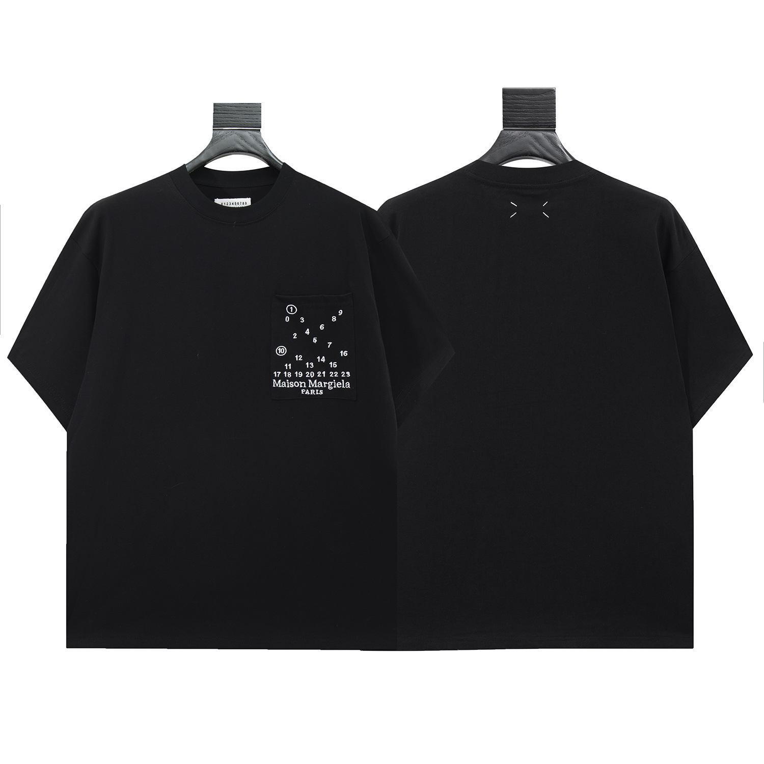 クロスボーダーメゾンマルジェラマジラデジタルプリントMM6純綿高品質男性tシャツ女性半袖潮