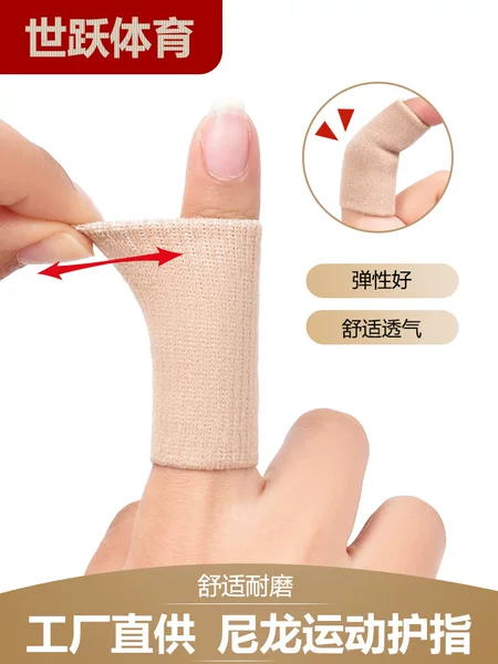 Nylon Finger Sleeves for Sports Volleyball and Basketball, Anti-Callus Finger Protectors, Sports Finger Joint Protectors