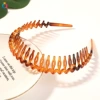 Wavy amber headband