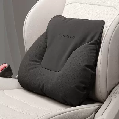 Headrest: Car Headrest Pillow, Neck Pillow, Car - lynk-co-car-logo-yacht-velvet-premium-black-lumbar-support-standard