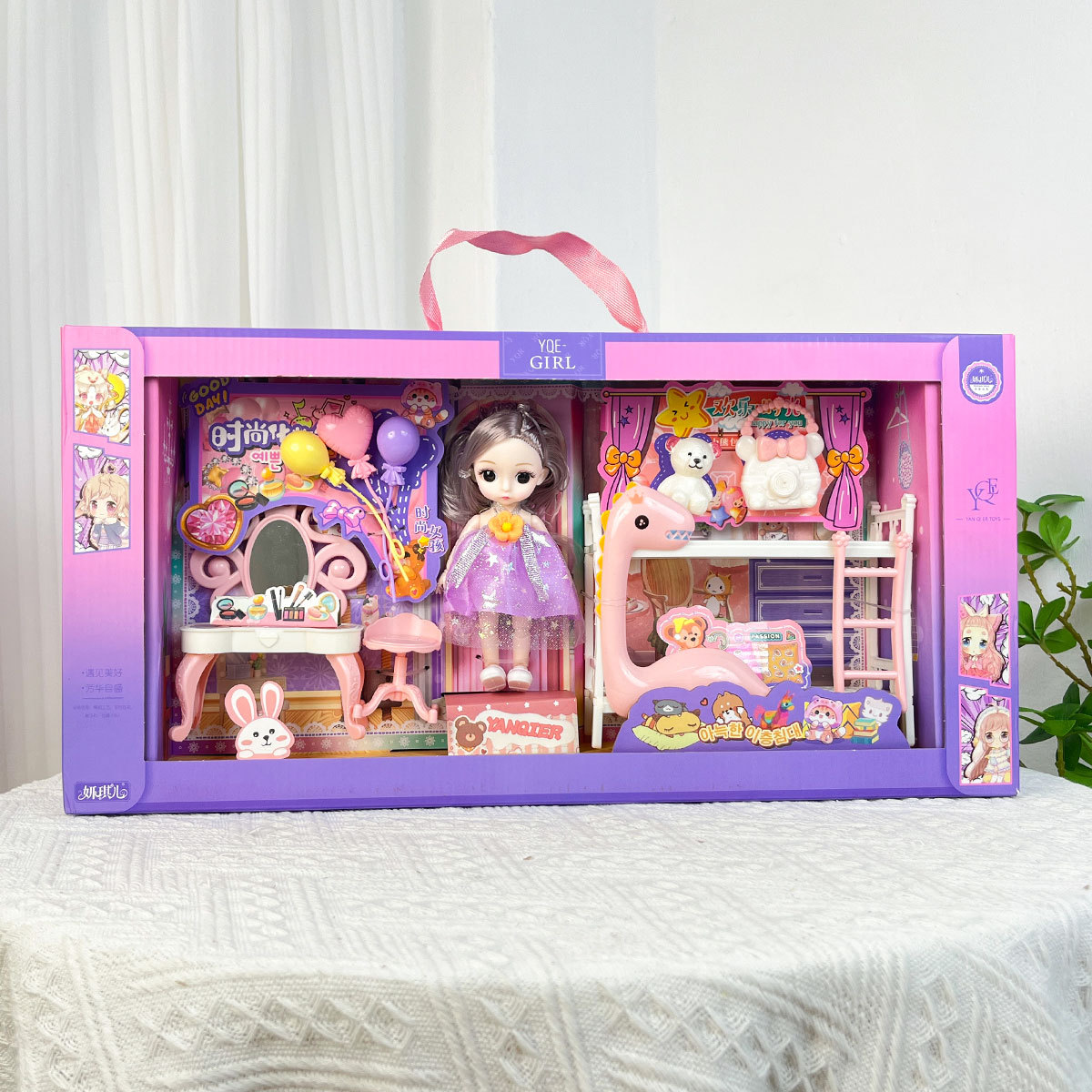 Barbie muñeca caja de regalo conjunto de entrenamiento regalos de muñeca princesa muñeca niña muñeca regalos de cumpleaños