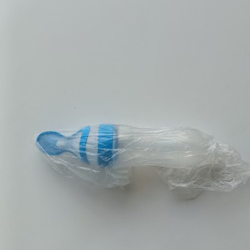 Inventario al por mayor ventosa de silicona botella de pasta de arroz de grado alimenticio botella de alimentación de bebés botella de pasta de arroz extrusora