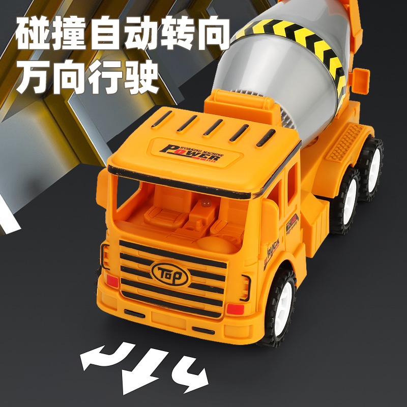 Nueva eléctrico universal mezclador simulación ingeniería vehículo música luz colorida niño coche de juguete puesto al por mayor