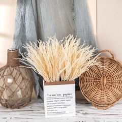 INS Style Hair Spray Tri-Leaf Grass Bundle Artificial Flowers Manufacturer Home Decor Cross-Border Wholesale Fake Flowers YC1085