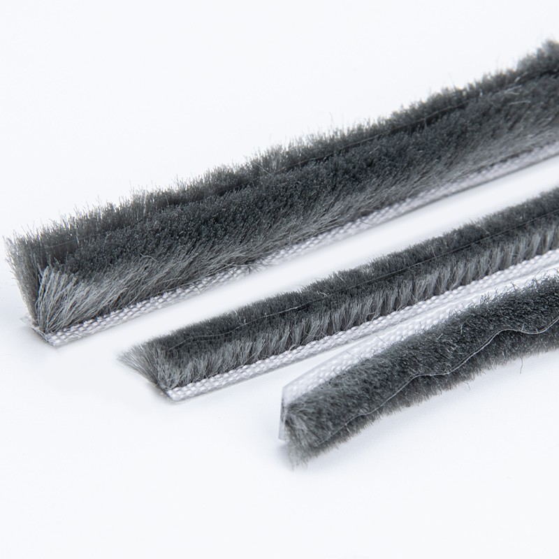 Dinggu pequeño rollo clip tira de lana tira de sellado de ventana de acero plástico tira de ventana de aleación de aluminio más hoja de hoja para puerta y ventana tipo de ranura para tarjeta