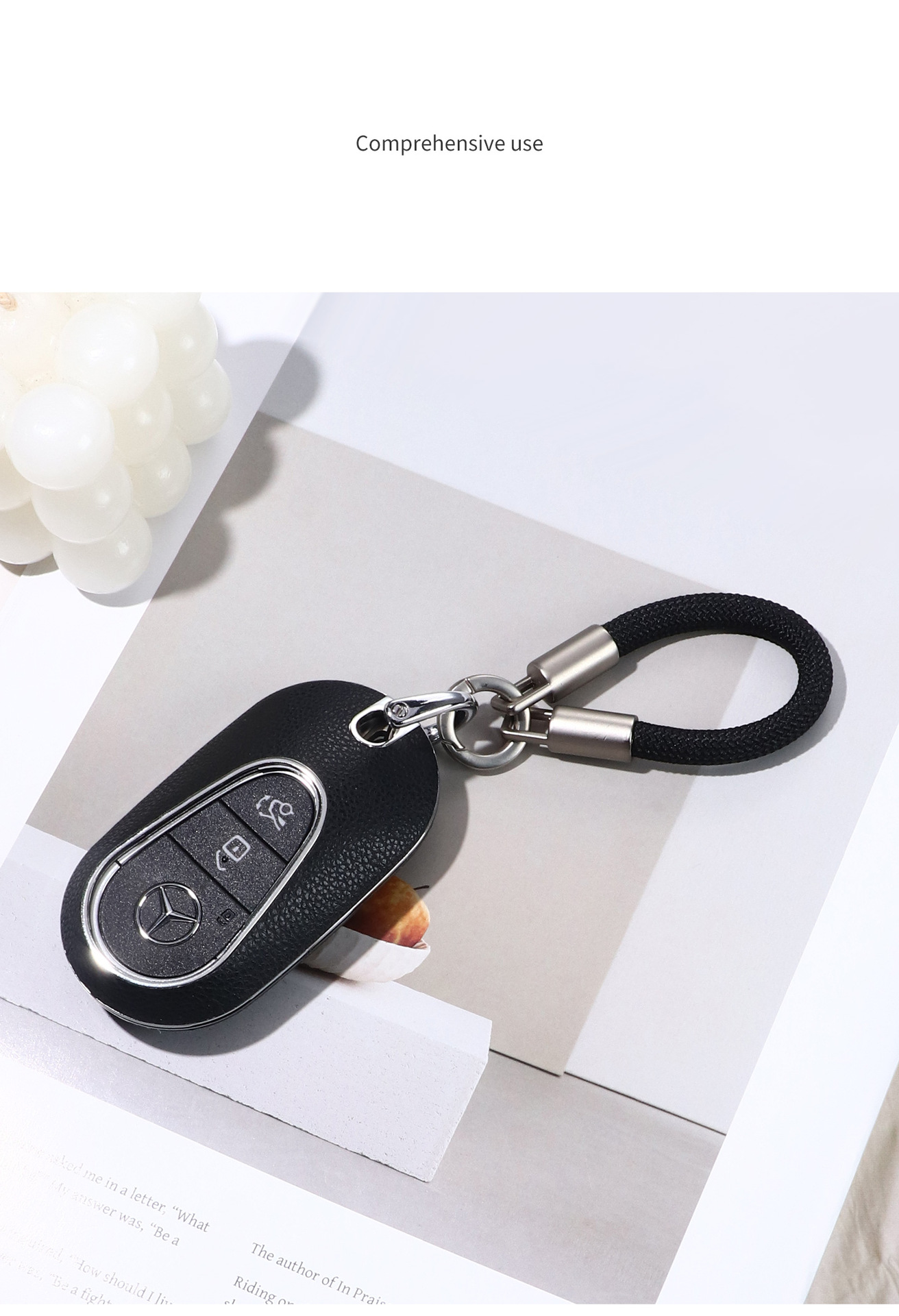 Car Keychain Pendant Lanyard Chain Bracelet 2026 New Model Anti-Loss High-End Simple Creative Rearview Mirror Ornament