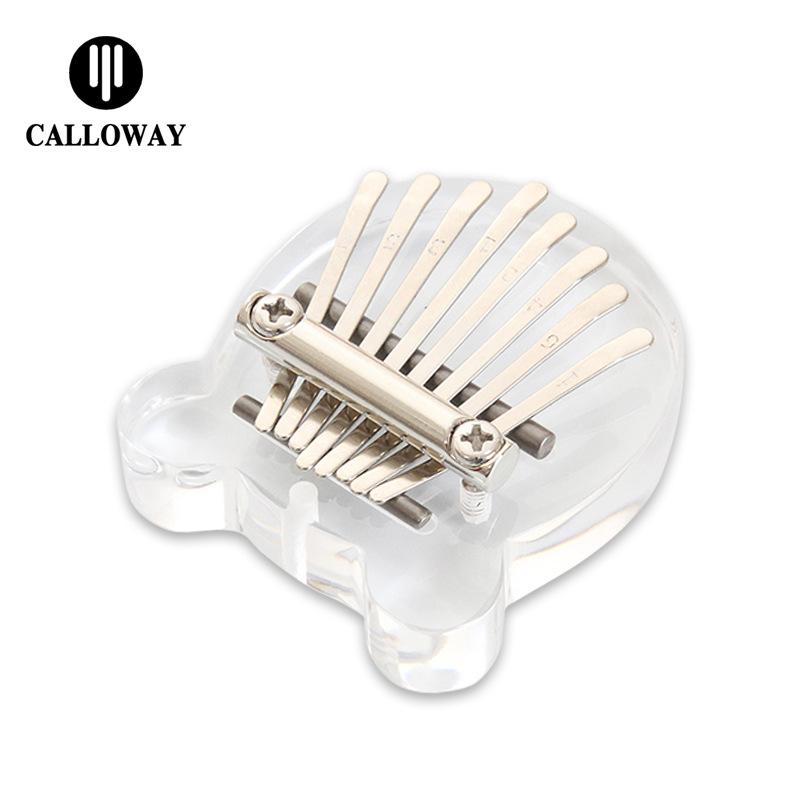 Mini pulgar piano 8 tono kalinba piano mini Kalimba Cristal kalinba piano dedo piano fábrica entrega