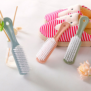 Fresh plain shoe brush simple household toilet floor brush clothing cleaning brush soft hair decontamination stain removal brush