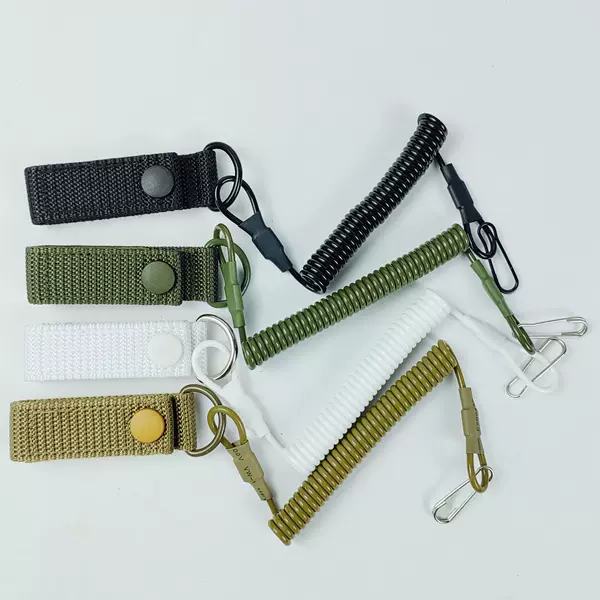 New Elastic Steel Wire Velcro Safety Protection Trousers Belt Protection Rope Outdoor Tactical Manufacturers Nylon Gun Rope