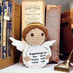 クロスボーダー新型ポジティブCrochet Angelsポジティブ正エネルギー天使置物かぎ編み天使