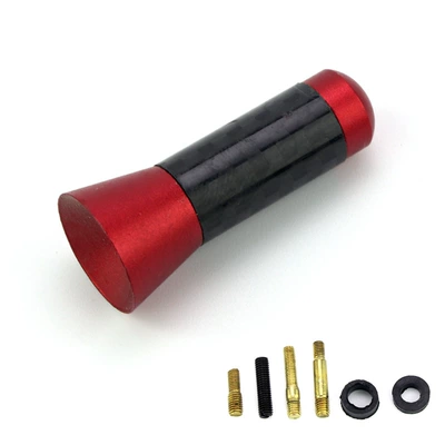 Car antenna signal carbon fiber vehicle antenna - 35cm-red-op-bag