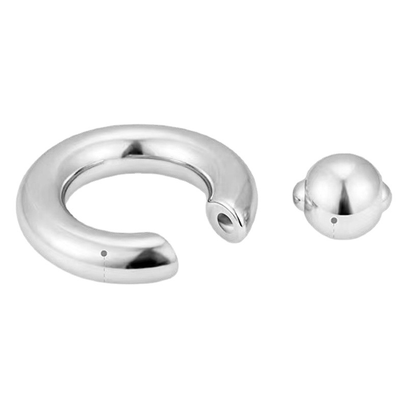 Clip de acero inoxidable bola anillo pa anillo, anillo cerrado, anillo pezón, pendientes nariz accesorios anillo multifuncional