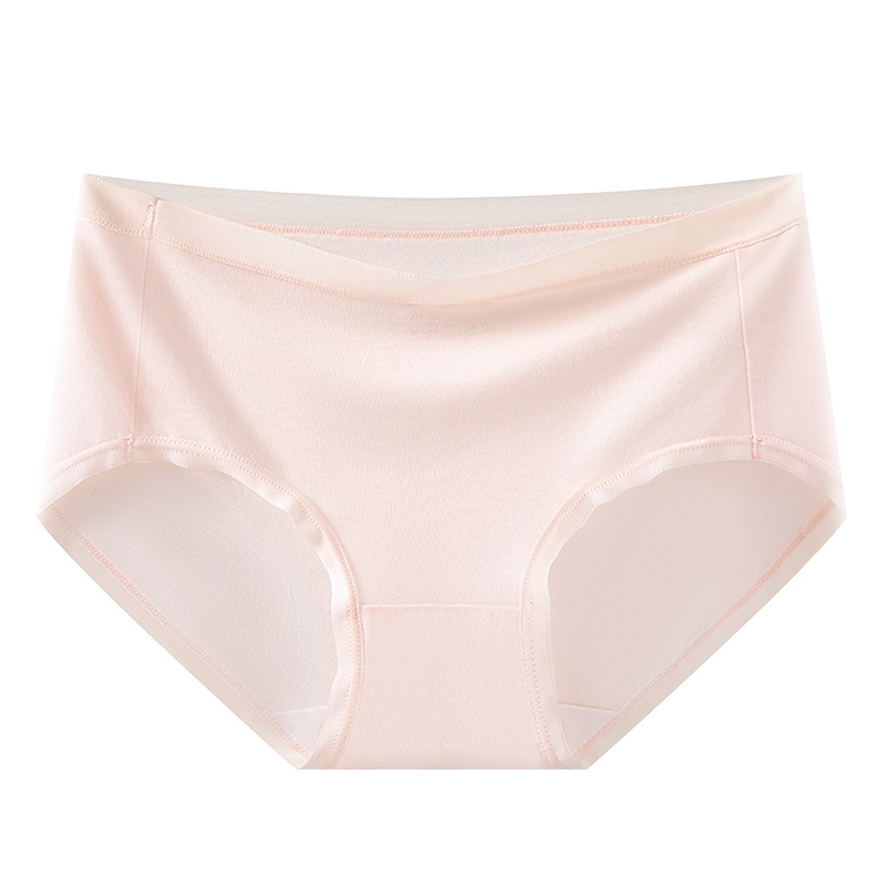 Bragas modales para niñas entrepierna de algodón puro 10A entrepierna antibacteriana cadera cintura media sin costuras calzoncillos de mujer absorbentes y transpirables