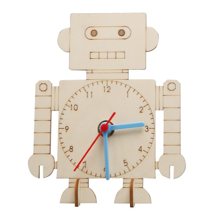 Física Tecnología pequeña producción DIY robot reloj hecho a mano paquete experimento científico invención vapor material didáctico