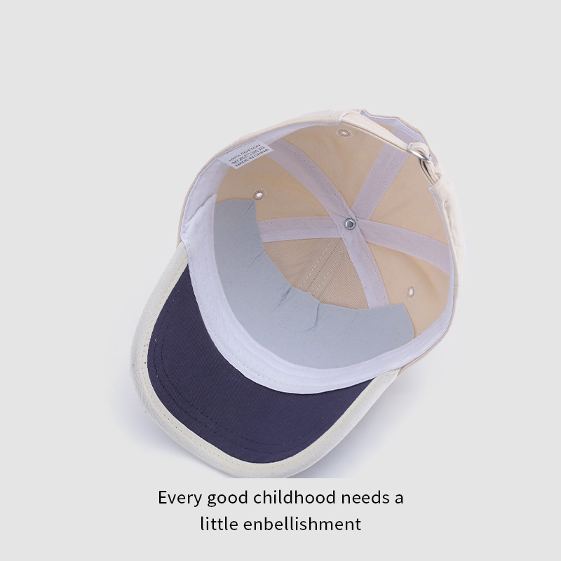 Sombreras de béisbol para niños Sombreras de lengua de pato Primavera y Otoño Sombreras delgadas para niñas Sombreras solares para bebés Sombreras solares para bebés marea de verano