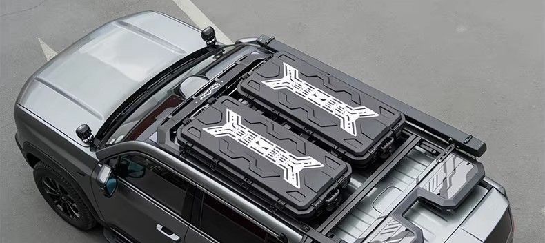 Vehicle storage box, tactical expansion box, travel box, roof box, car roof luggage box, waterproof box, equipment
