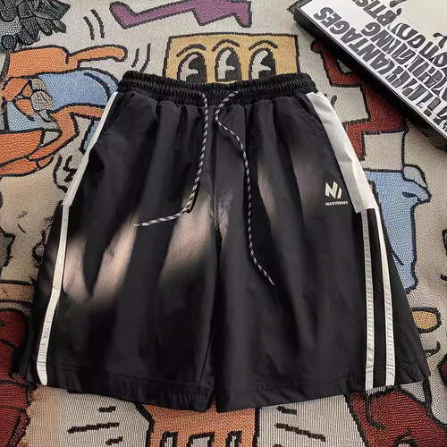 Men's Summer Thin Quick-Dry Waterproof Trendy Versatile Youth Loose Casual Five-Finger Shorts