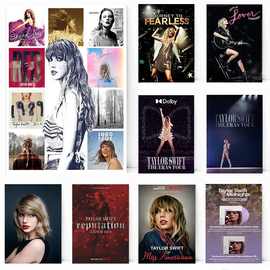 Taylor Swift斯威夫特专辑海报批发跨境TEMU亚马逊速卖通帆布画芯