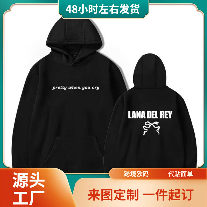 2025 Lana Del Rey Is Beautiful When You Cry Merchandise Hooded Sweatshirt Men's Casual Wear