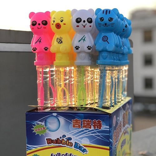 Street stall toys hot selling cartoon bubble wand children's bubble blowing water Western sword electric bubble gun Internet celebrity bubble machine