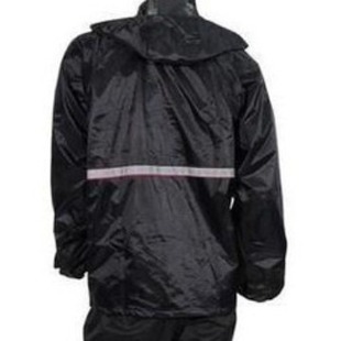 Mexican Meikeduo Motorcycle Split Raincoat (Black) Size: L XL XXL