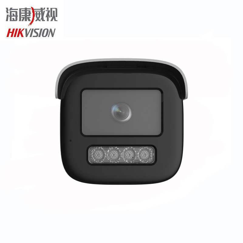海康威视DS-2CD3T46WDA4-L网络高清400万POE声光警戒监控摄像头